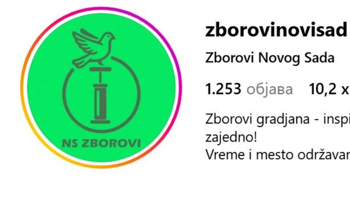 Večeras protest u parku